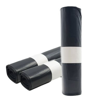120l Schwerlast Abfallsack 90 µm aus Recyclingmaterial, schwarz