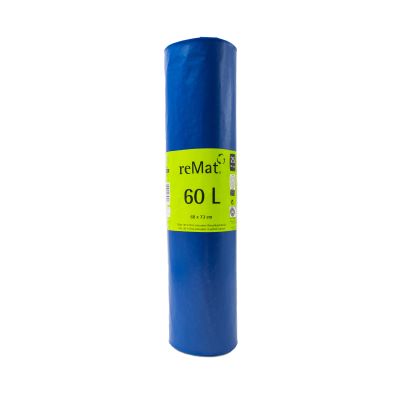 60l Schwerlast Abfallsack 60 µm aus Recyclingmaterial