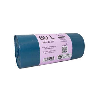 60l Abfallsack aus Recyclingmaterial
